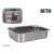 Sütőtepsi ráccsal 27,5x20 cm, inox rozsdamentes acélból – húsokhoz, zöldségekhez, pékárukhoz