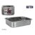 Sütőtepsi ráccsal 27,5x20 cm, inox rozsdamentes acélból – húsokhoz, zöldségekhez, pékárukhoz