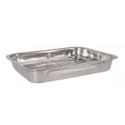 Sütőtepsi ráccsal 33x24 cm, inox