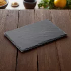 Pala kínálótál 30x20 cm, 5 mm vastag, fekete színű – elegáns tálalás GasztroZolitól