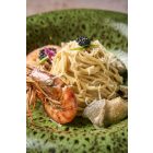 Cleopatra reaktív mázas, fészekformájú gourmet tányér erdei mohazöld színű 28 cm-es