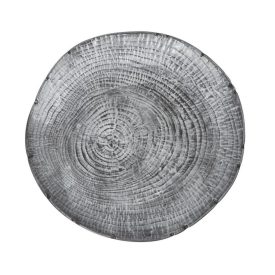 Ledo porcelán prezentációs tányér – 27,5x2,5 cm, rusztikus fatörzs mintával, prémium tálaláshoz