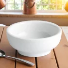 Fehér porcelán mini tálka 40 ml – helytakarékos és elegáns
