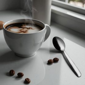 Raw kávéskanál – 18/0 rozsdamentes acél, 6 db-os szett