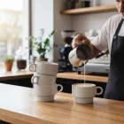 GZ kávéscsésze, 120 ml-es, 6 db-os csomag, sorolható porcelán