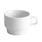 GZ kávéscsésze, 120 ml-es, 6 db-os csomag, sorolható porcelán