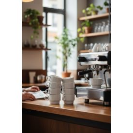   GZ kávéscsésze, 75 ml-es, 6 db-os csomag, sorolható porcelán