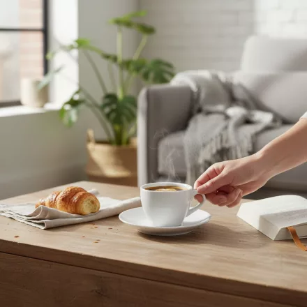 Sorolható porcelán csészealj vendéglátáshoz