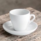 Rome kávéscsésze szett, 75 ml-es, 6 db-os csomag, fehér porcelán