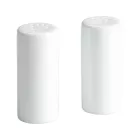Só - és borsszóró 2 részes szett fehér porcelán 9x3,8 cm