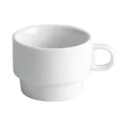GZ teáscsésze, 250 ml-es, 6 db-os csomag, sorolható porcelán