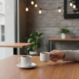   Iris Kávéscsésze, 60 ml-es, 6 db-os csomag, sorolható porcelán