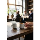 Iris Kávéscsésze, 60 ml-es, 6 db-os csomag, sorolható porcelán