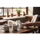 Iris Kávéscsésze, 60 ml-es, 6 db-os csomag, sorolható porcelán