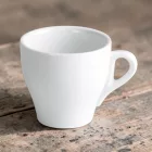 Rome teáscsésze, 250 ml-es, 6 db-os csomag, fehér porcelán