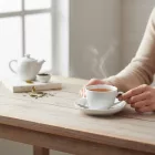 Rome csészealj 15 cm tripla fészkes porcelán