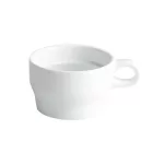 Alpes cappuccino csésze, 180 ml-es, 6 db-os csomag, sorolható porcelán