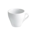 Rome kávéscsésze, 75 ml-es, 6 db-os csomag, fehér porcelán