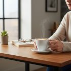 Rome cappuccino csésze, 160 ml-es, 6 db-os csomag, fehér porcelán