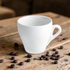 Rome cappuccino csésze, 160 ml-es, 6 db-os csomag, fehér porcelán