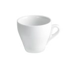 Rome cappuccino csésze, 160 ml-es, 6 db-os csomag, fehér porcelán