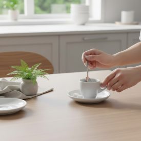 Rome csészealj 13,7 cm dupla fészkes porcelán