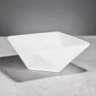 Rombusz alakú porcelán szószos tálka 9×9×4 cm-es méretben