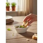 Szószos kiöntő tálka mártogatósokhoz porcelán 10x7x4 cm