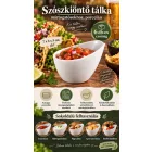 Porcelán szószkiöntő tálka 6 darabos készletben éttermi felszolgáláshoz