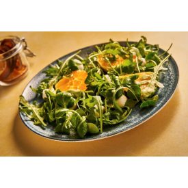 Turmae Éjkék porcelán lapostányér 25 cm – rusztikus és fine dining tálaláshoz