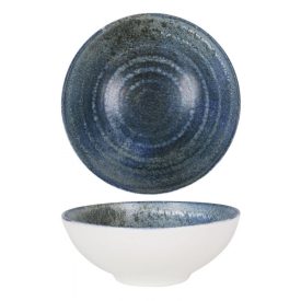 Turmae Éjkék porcelán tál 14 cm – prémium fine dining desszert- és előétel tálaláshoz