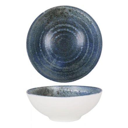 Turmae Éjkék porcelán tál 14 cm – prémium fine dining desszert- és előétel tálaláshoz