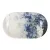 Catay kék-fehér márványhatású porcelán ovális tányér – 15×8,7×2,5 cm