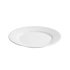 BOJ fehér porcelán desszertes tányér 19 cm – letisztult, elegáns porcelán tányér desszertekhez és fine dining tálaláshoz