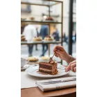Boj fehér porcelán 19 cm-es desszertes tányér