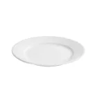 BOJ fehér porcelán desszertes tányér 19 cm – letisztult, elegáns porcelán tányér desszertekhez és fine dining tálaláshoz