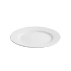 BOJ fehér porcelán couvert (kenyértányér) 16 cm – letisztult, elegáns terítékhez
