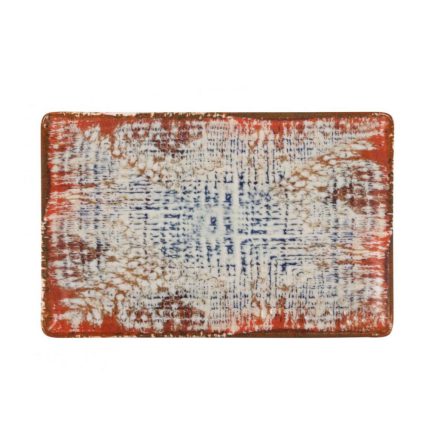 Ming III Charro porcelán téglalap tányér 19,5x12,5x2 cm – rusztikus prémium porcelán tapasokhoz, előételekhez és desszertekhez