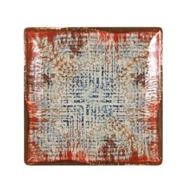 Ming III Charro porcelán négyzetes lapostányér 17,5 cm – rusztikus prémium desszert és előétel tálaláshoz