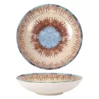 Infinity Micenas spanyol porcelán mélytányér – 21 cm, 4,5 cm magas, levesekhez és pastákhoz