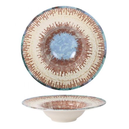 Infinity Micenas spanyol porcelán pasta tányér – 27,5 cm, 42 cl, tésztákhoz és rizottókhoz