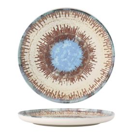   Infinity Nordik Micenas spanyol porcelán lapos tányér – 26 cm, magas peremmel