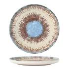 Infinity Nordik Micenas spanyol porcelán lapos tányér – 26 cm, magas peremmel