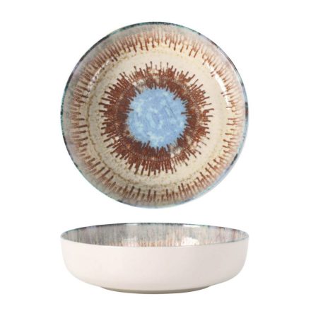 Infinity Nordik Micenas spanyol porcelán mélytányér – 18 cm, 75 cl, levesekhez és desszertekhez