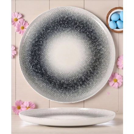 Mademoiselle Szürke Átmenetes Magasperemű Porcelán Lapostányér