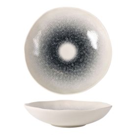 Mademoiselle szürke átmenetes porcelán mélytányér 21x5 cm – Fine Dining levesekhez és tésztákhoz