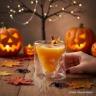 240 ml-es koponya formás üveg koktélos pohár