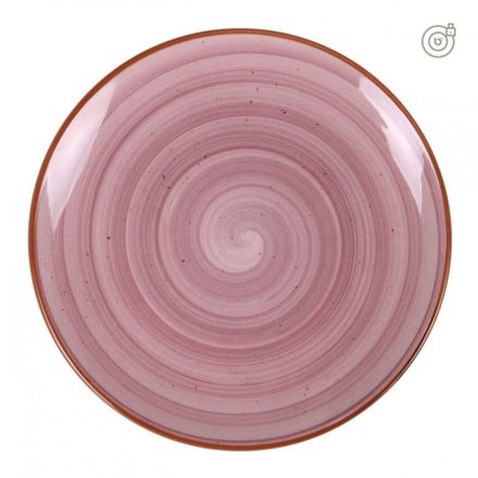 Bonna Purple 27 cm lapostányér – lila porcelán tányér 6 db-os csomagban, pattanásálló kivitel