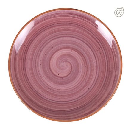 Bonna Purple 21 cm lila porcelán lapostányér – pattanásálló, 6 db-os prémium szett