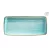 Bonna Aqua Aura téglalap sültestál 34×15 cm – akvamarin porcelán, kézzel díszített, 6 db-os csomag